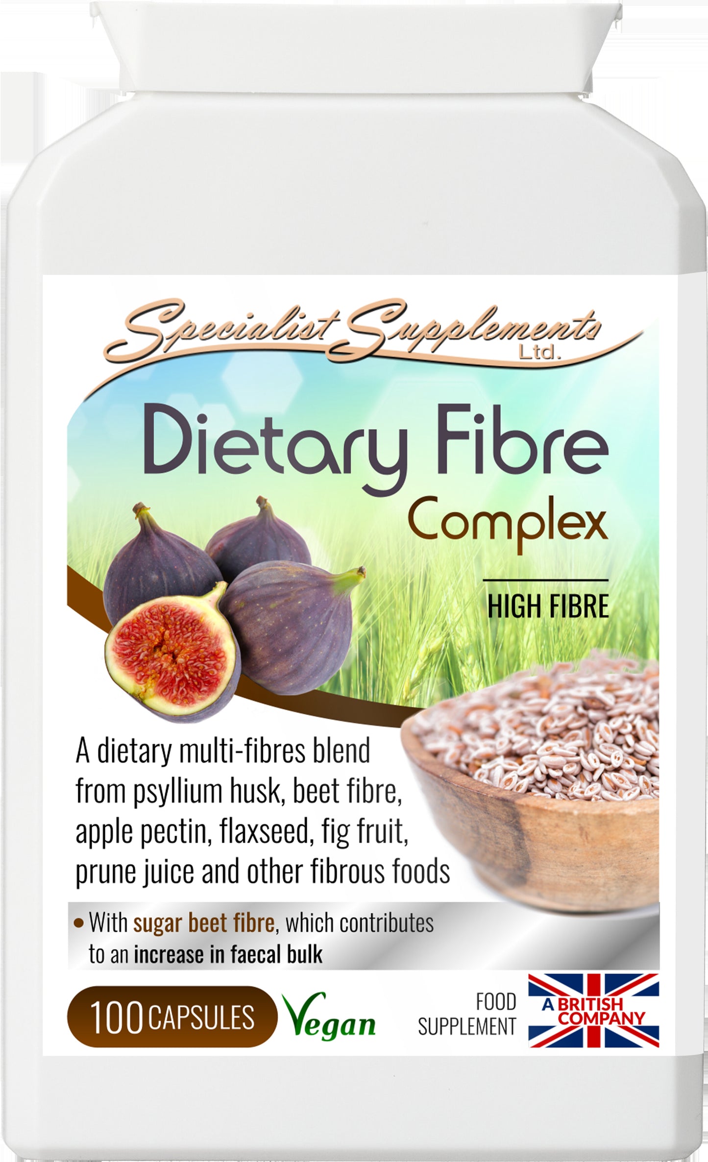 Dietary Fibre Complex Multi Fibre Blend 100 Capsules